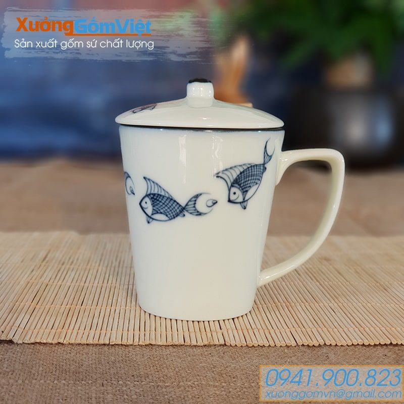 Ly sứ có nắp