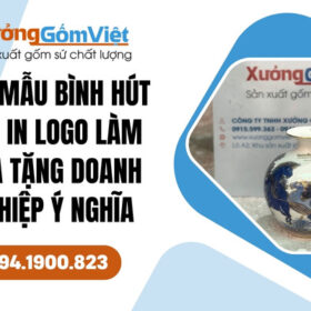 Mẫu bình hút lộc in logo làm quà tặng doanh nghiệp